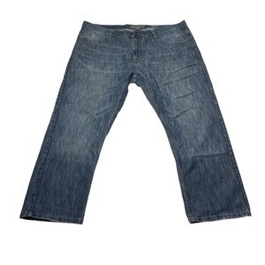 PD&C Straight Fit Jeans Men’s Size 42x30 Medium Wash Paper Denim & Cloth